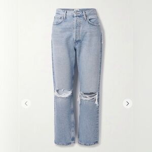 AGOLDE 90’s Distressed Mid-rise Jeans Size 26